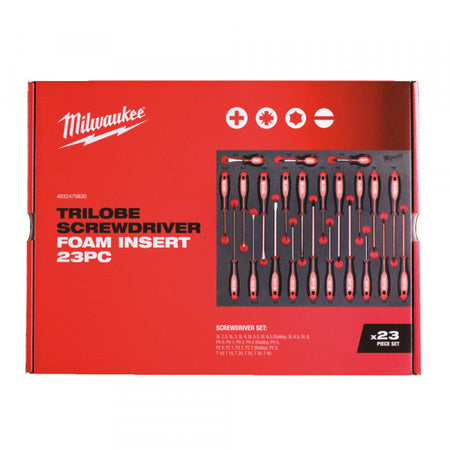 Trilobe Screwdriver Foam Insert
