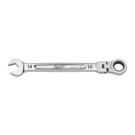 14 mm MAX BITE flexible head ratcheting combination spanner -1pc