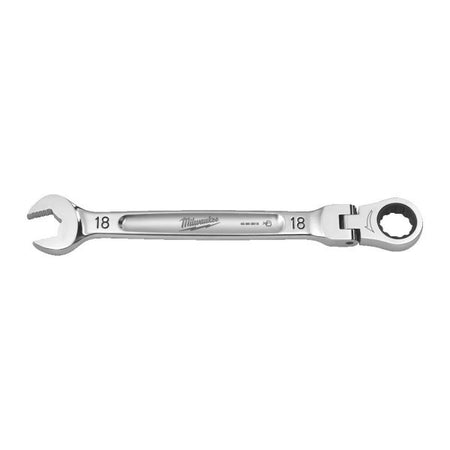 18 mm MAX BITE flexible head ratcheting combination spanner -1pc
