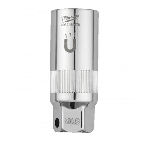 3/8in. Drive 20.8mm Magnetic Spark Plug Socket -1pc