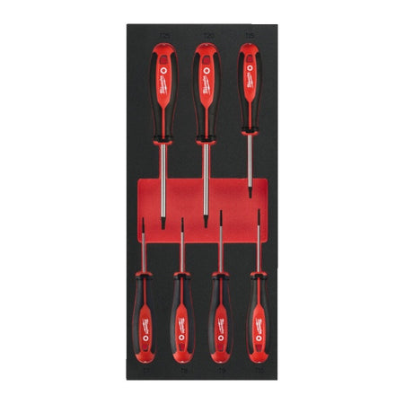 7 pc Tri-Lobe Screwdriver TX Set 1 Foam Insert -7pc