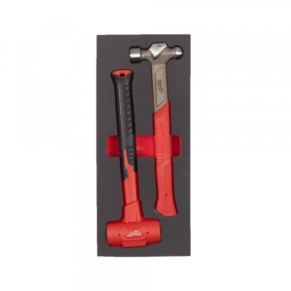 Ball Peen and Dead Blow Hammer Set Foam Insert -2pc