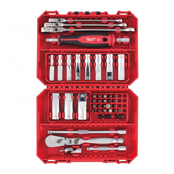 1/4IN Ratchet Span Socket Set 42PC