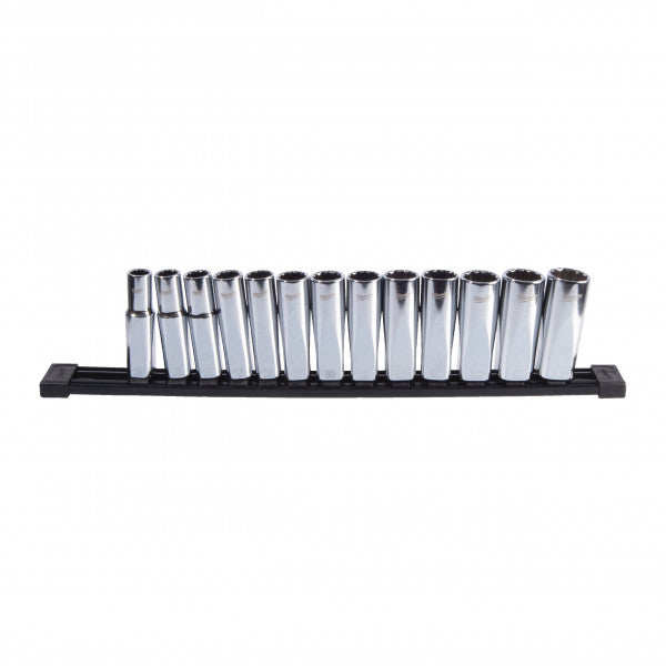 1/2IN Met 13PC Deep 12PT Socket Set