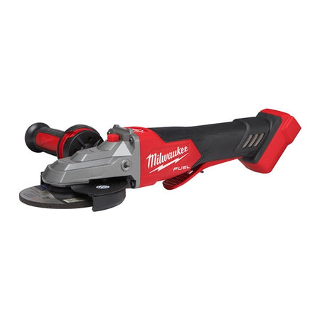 M18 Fuel 125mm Flathead Braking Angle Grinder With Paddle Switch Bare Unit