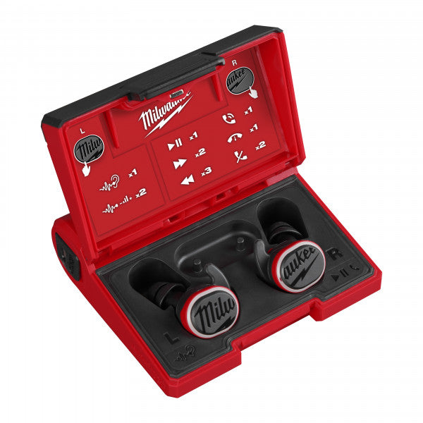 USB Rechargeable Hearing Assist Earplugs W/Bluetooth
