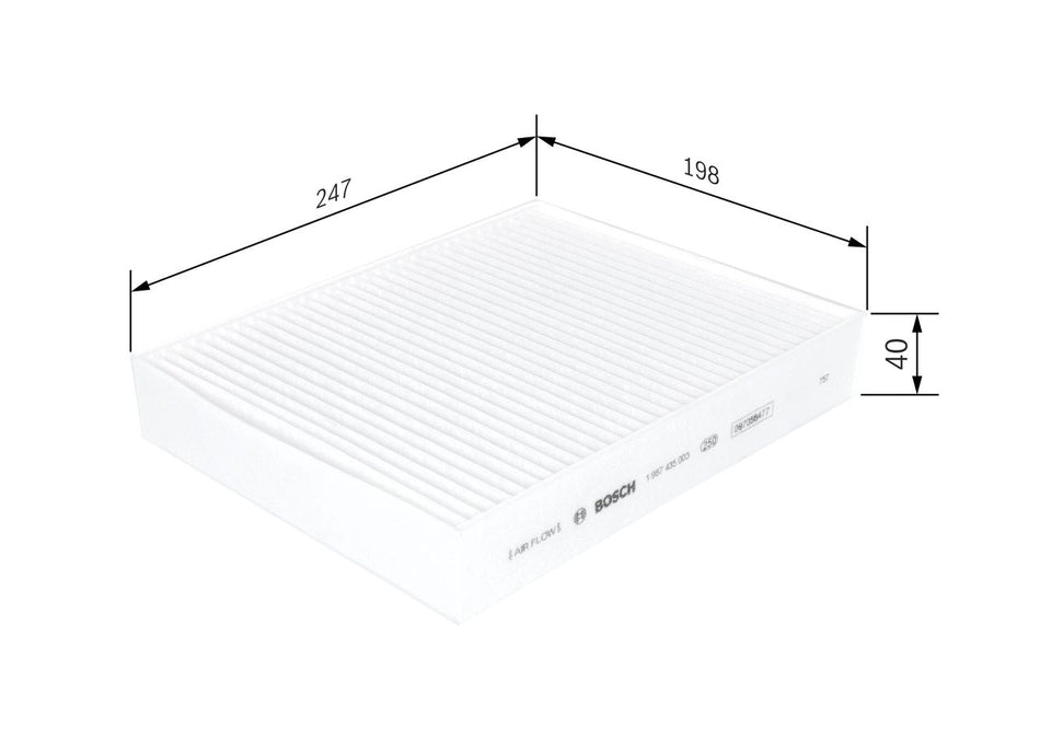 Filter, cabin air - 1 987 435 003
