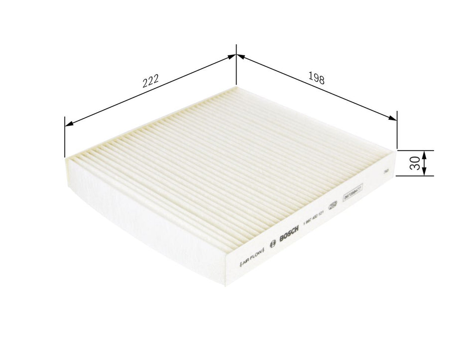 Filter, cabin air - 1 987 432 121