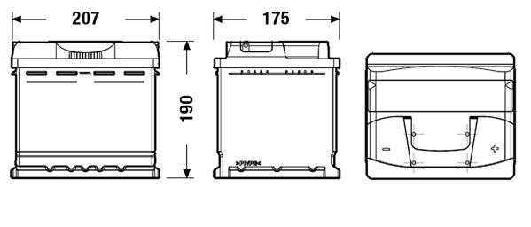 Exide Conventional Battery  - 12 V - 50Ah - 450CCA