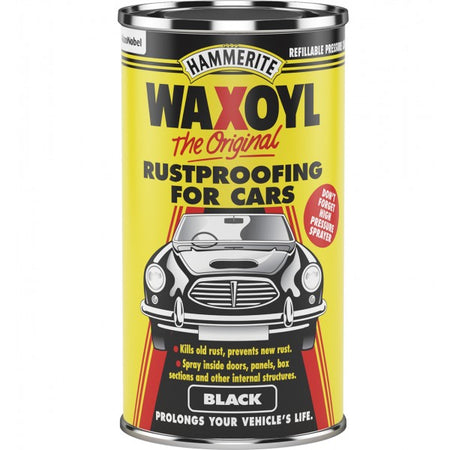 Waxoyl Rust Treatment Pressure Can Black - 2.5 Litre