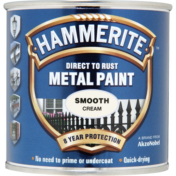 Direct To Rust Metal Paint - Smooth Cream - 250ml