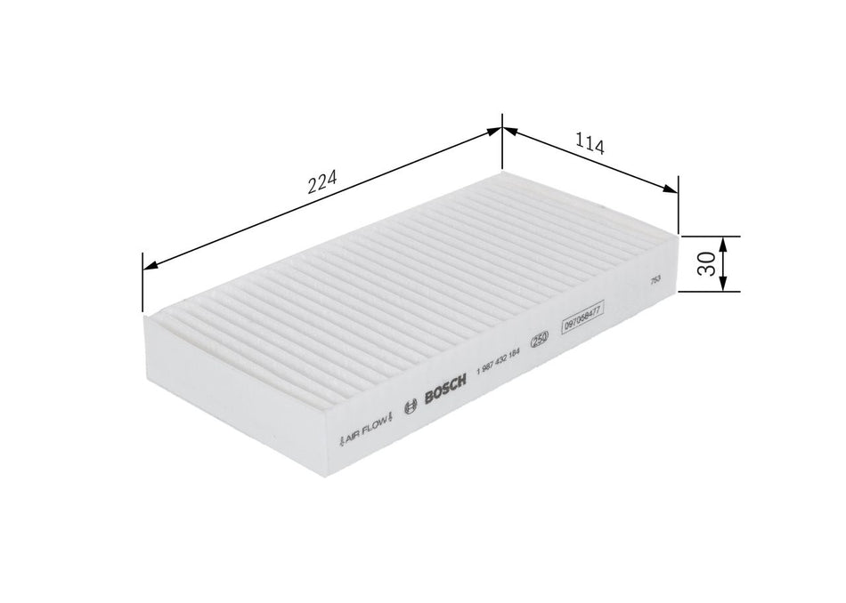 Filter, cabin air - 1 987 432 184