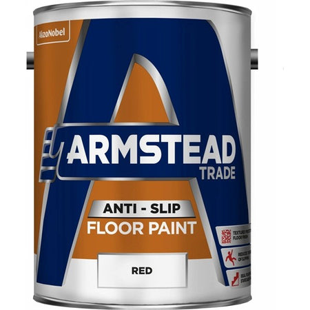 Anti Slip Floor Paint - Red - 5 Litre