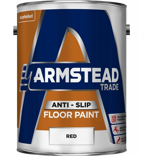Anti Slip Floor Paint - Red - 5 Litre