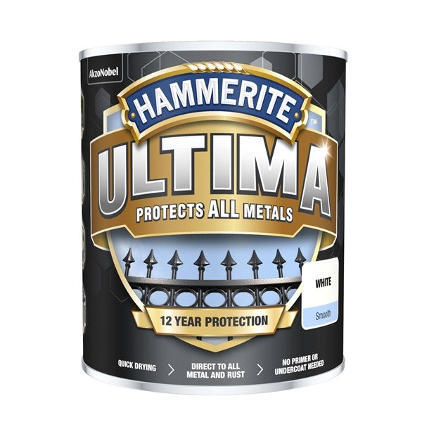Direct to rust metal paint - Smooth White