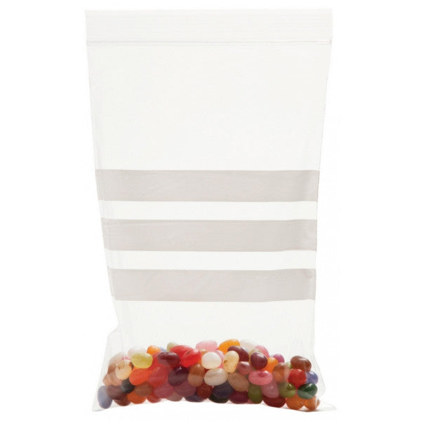 Write On Panel Grip Bags - 150 x 225mm - Box of 1000