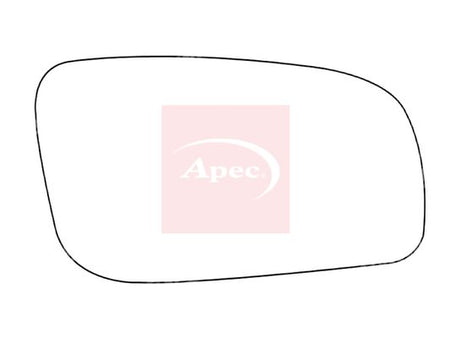 APEC Replacement Stick-On Standard Vehicle Mirror Glass RHS