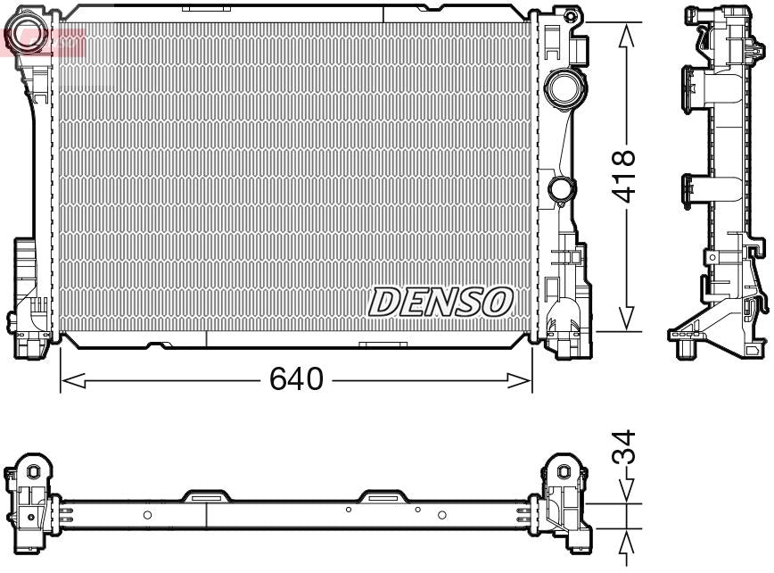 Radiator, engine cooling - DRM17115