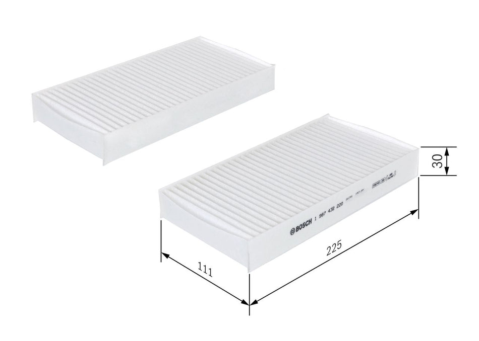 Filter, cabin air - 1 987 432 220