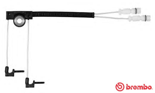 Warning Contact, brake pad wear - A 00 281