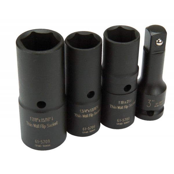 Socket Set - Deep & Shallow - Thin Wall - SAE