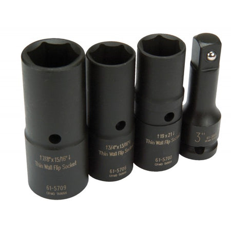 Socket Set - Deep & Shallow - Thin Wall - SAE