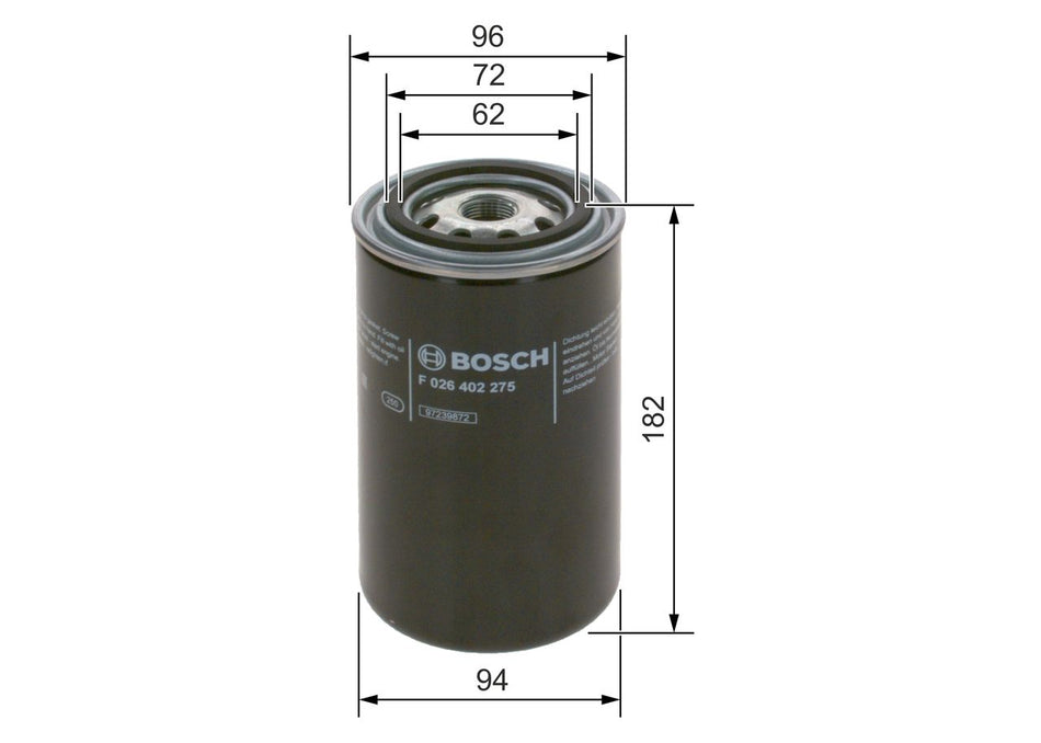 Fuel Filter - F 026 402 275