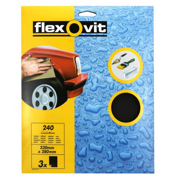 Wet & Dry Paper - P240 - Pack Of 3