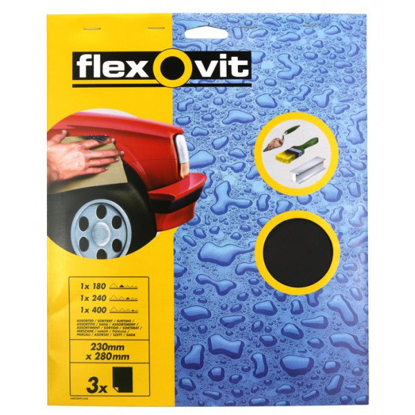 Wet & Dry Paper - Assorted - Pack Of 3