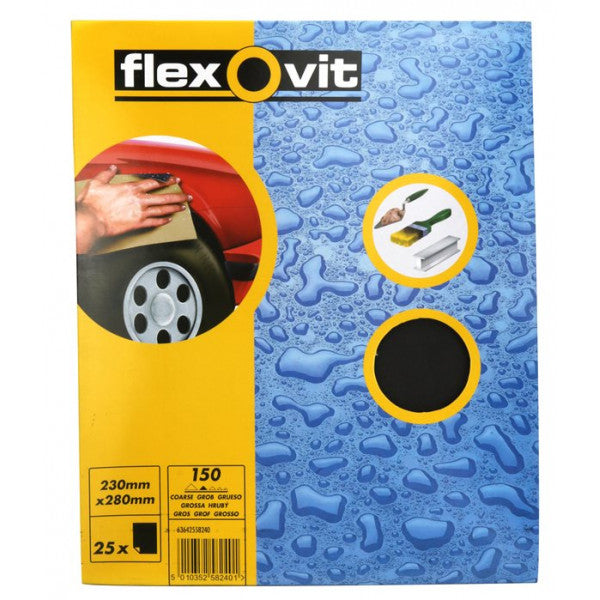 Wet & Dry Paper - P150 - Pack Of 25