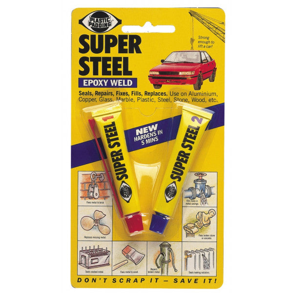 Plastic Padding Super Steel Epoxy Weld - 2 X 25g