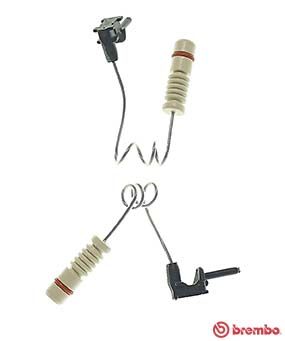 Warning Contact, brake pad wear - A 00 284