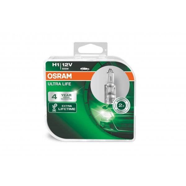 Performance Bulbs -  H1 12V 55W (448L) - Long Life P14.5 - ULTRA LIFE
