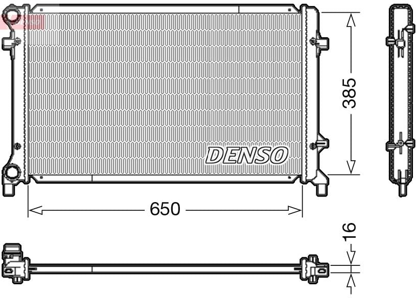 Radiator, engine cooling - DRM02014