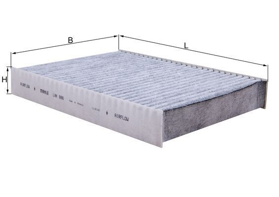 Filter, cabin air - LAK 686