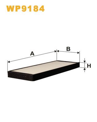 Filter, cabin air - WP9184