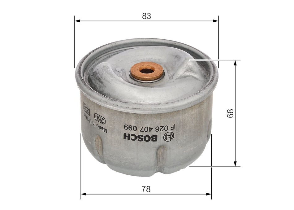 Oil Filter - F 026 407 099