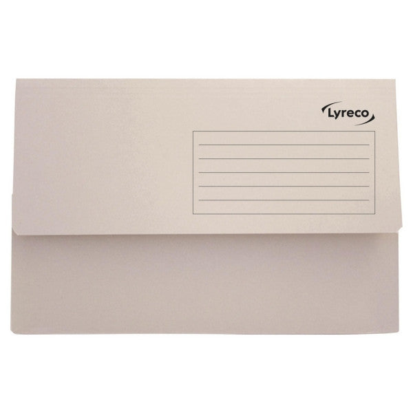 Foolscap Document Wallets - Buff - Pack of 50