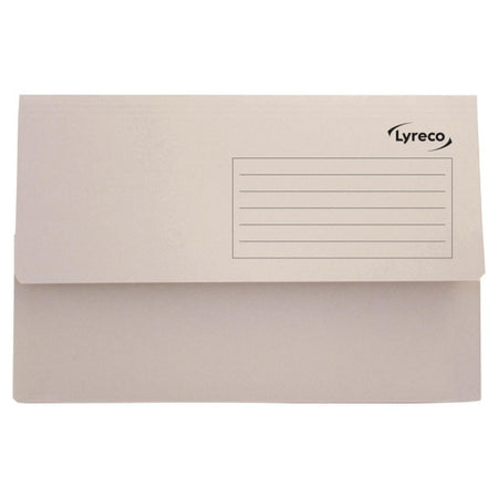 Foolscap Document Wallets - Buff - Pack of 50