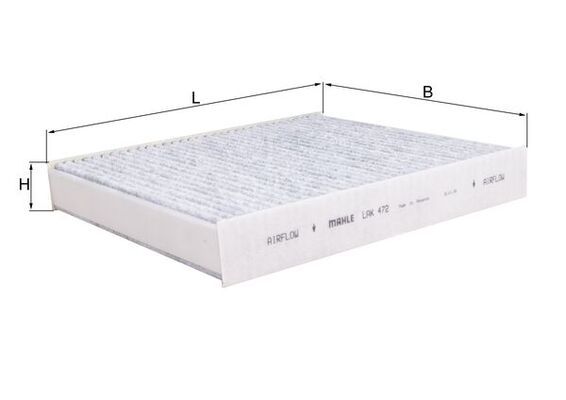 Filter, cabin air - LAK 472