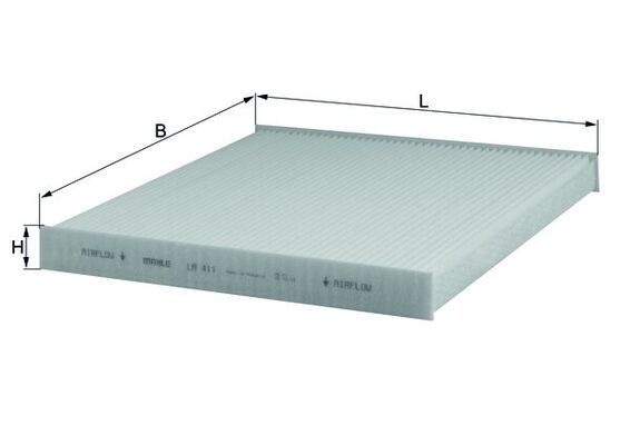 Filter, cabin air - LA 411