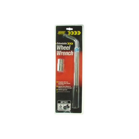 Extendable Wheel Wrench With Reversible Drive Socket
