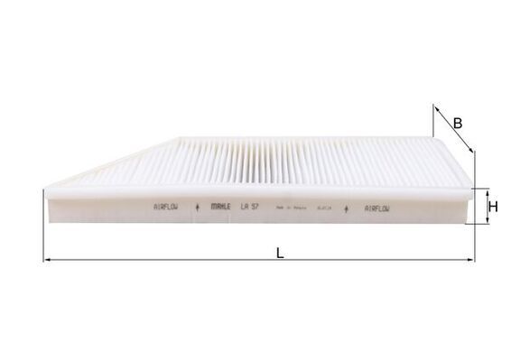 Filter, cabin air - LA 57