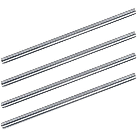Chrome Letter Tray Risers - Pack of 4