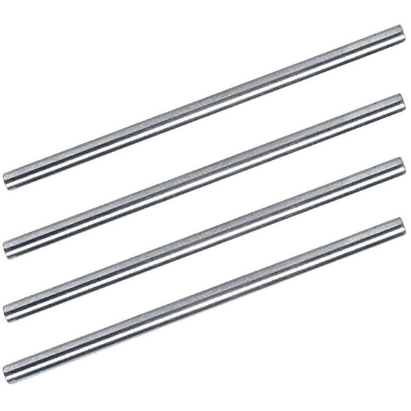 Chrome Letter Tray Risers - Pack of 4