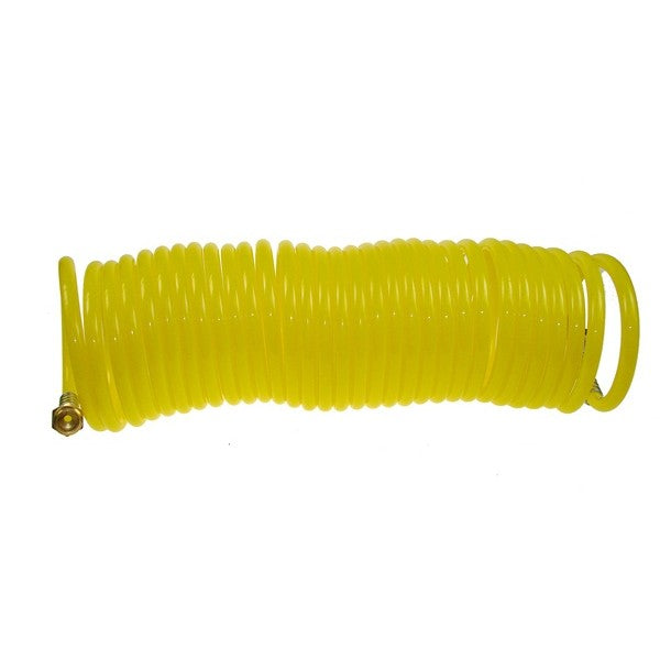 Coiled UPVC Air Hose With 1/4in. BSP Female Fittings - 25'