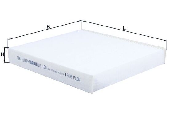 Filter, cabin air - LA 100