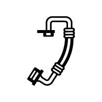 High/Low-pressure Line, air conditioning - 400079