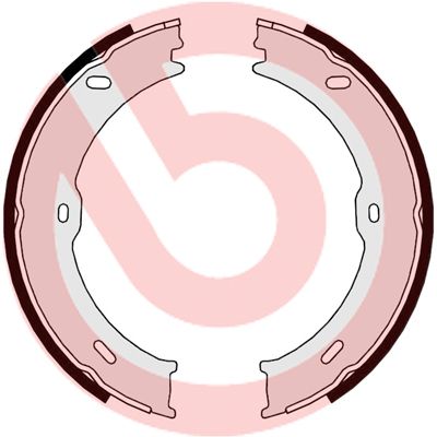 Brake Shoe Set, parking brake - S 50 523