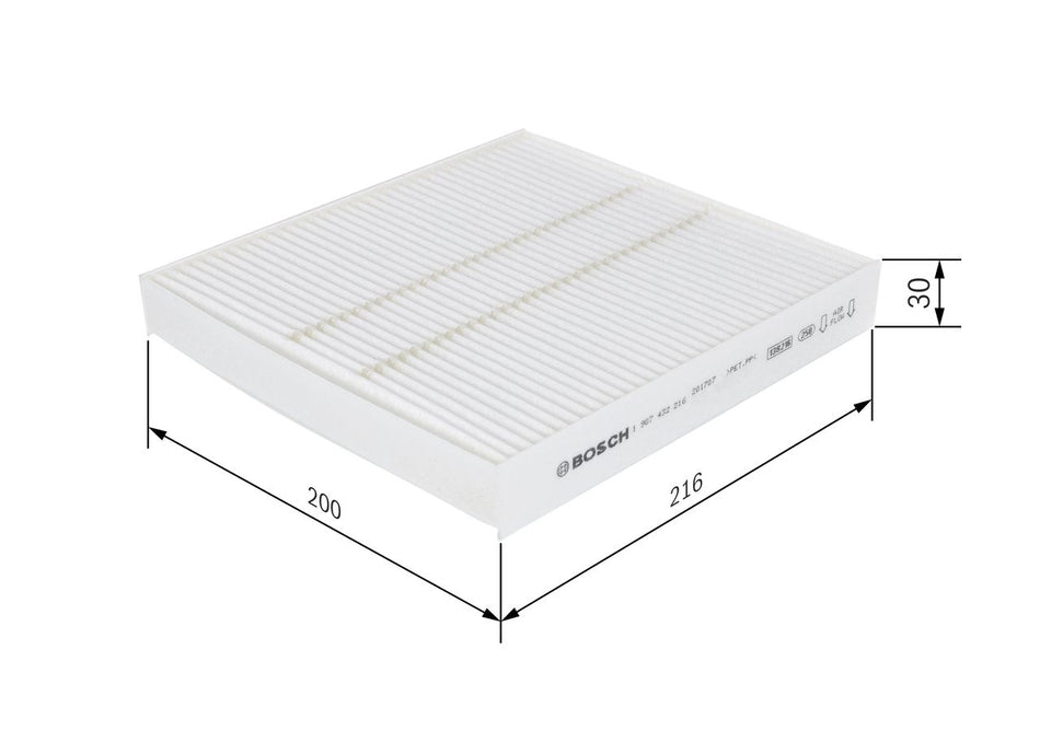Filter, cabin air - 1 987 432 216